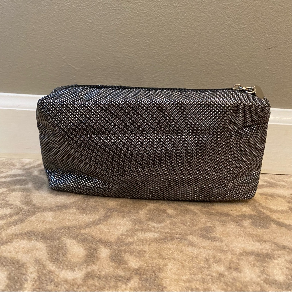 Brand New Lancme MakeUp Bag  Metallic Nwot